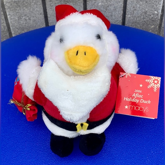 Christmas 2006 Vintage Talking Plush Santa Claus Macy’s Aflac Duck - Picture 7 of 10